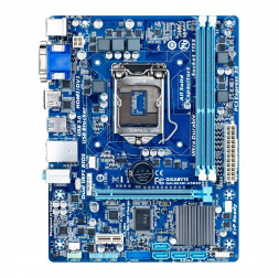Материнская плата ( 2-3 GEN)  H61 - Gigabyte H61M USB3H | mATX | 2×DDR3 | Б/У